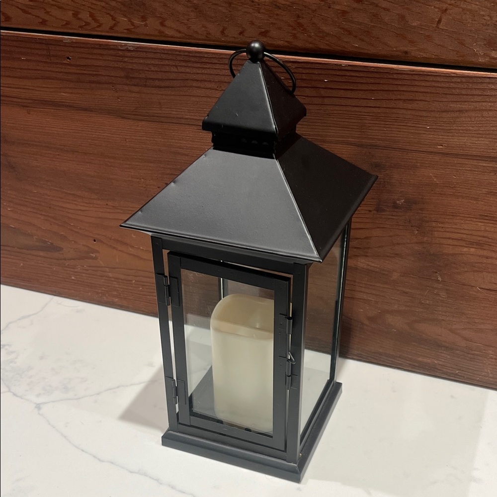 🔥‼️Black Metal Lantern Candle Holder‼️🔥